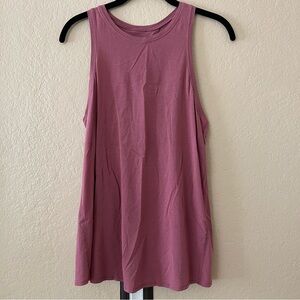 lululemon athletica mauve open back tank